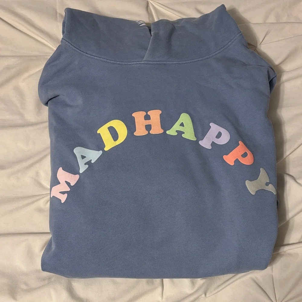 Madhappy Pastel Logo Blue Hoodie - Picture 1 of 3